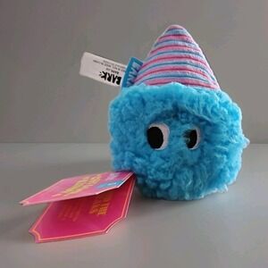 Bark Box Cotton Randy Bark Plush Dog Toy Crinkle Squeaker Size Small 0-20 Pounds